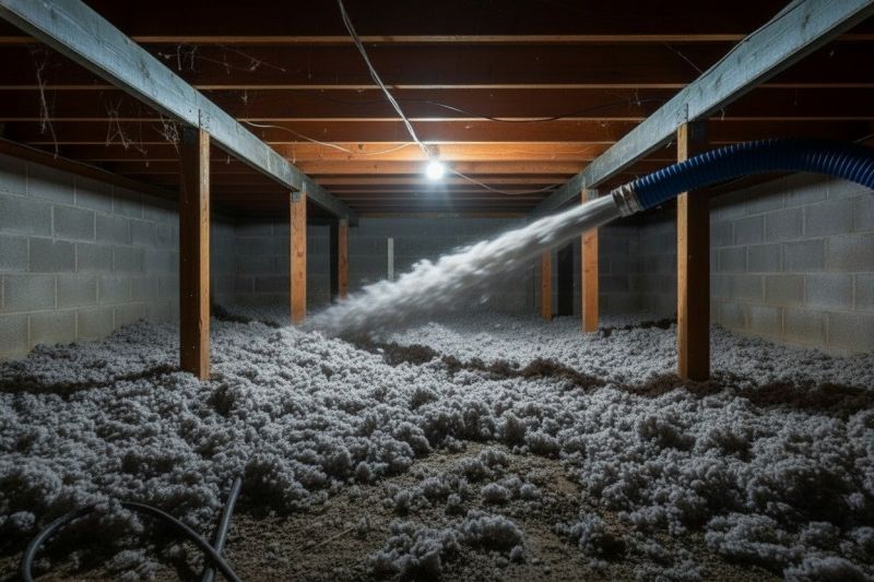 Cellulose Insulation Blowing